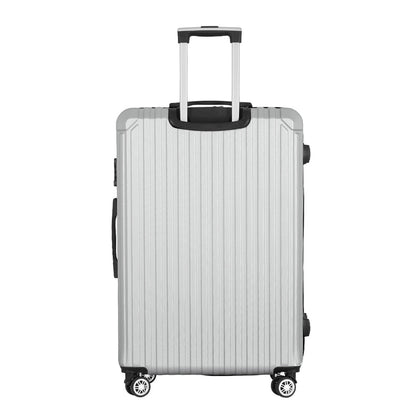 28-inch TSA Lock Hard Shell Luggage Set - Light Grey