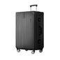 28 Inch Luggage with TSA Lock Stainless�Steel�Wrapped�Corners Hard Shell Travel Suitcase Luggage Case Black