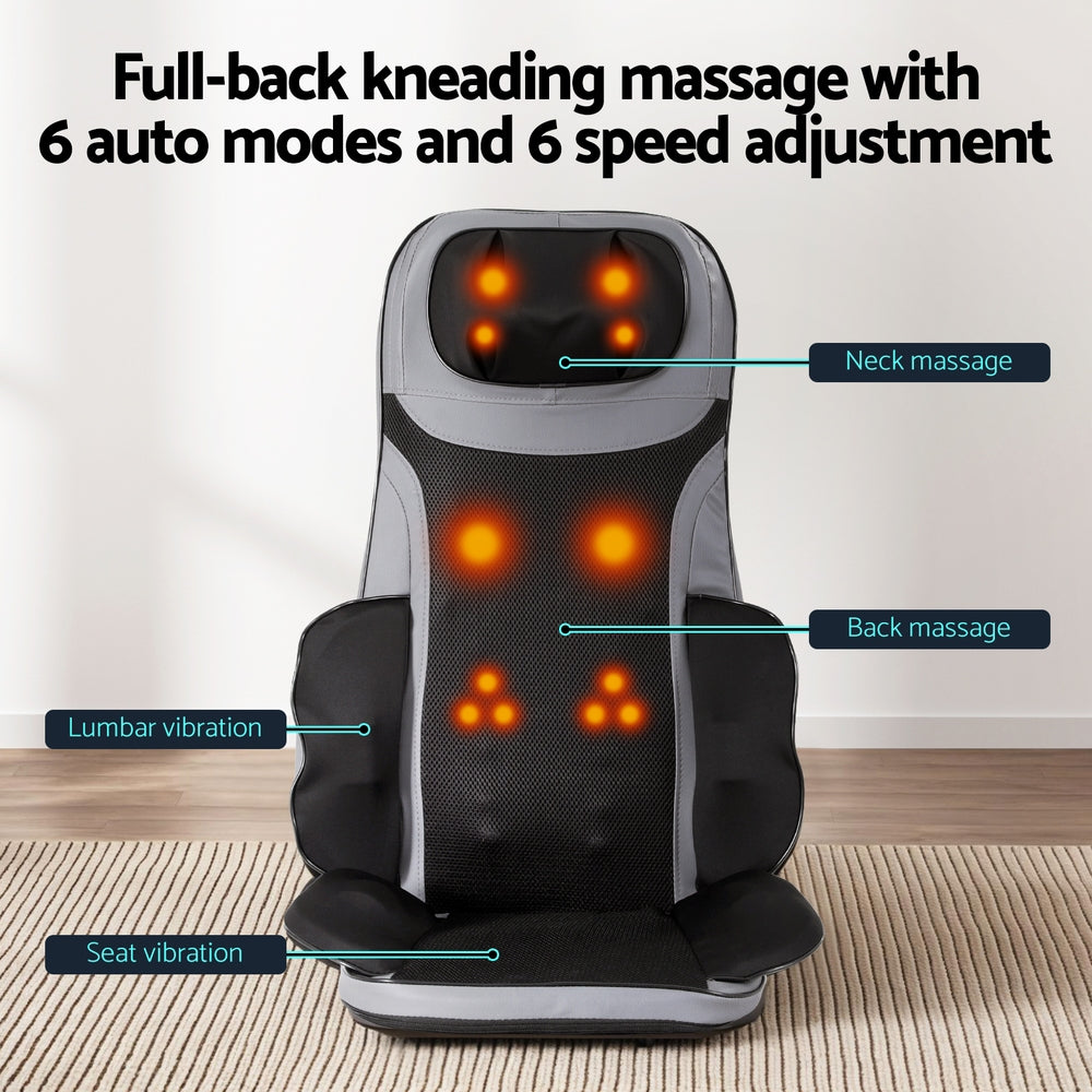 8-nodes Full Back Massage Cushion Heating Massage Seats