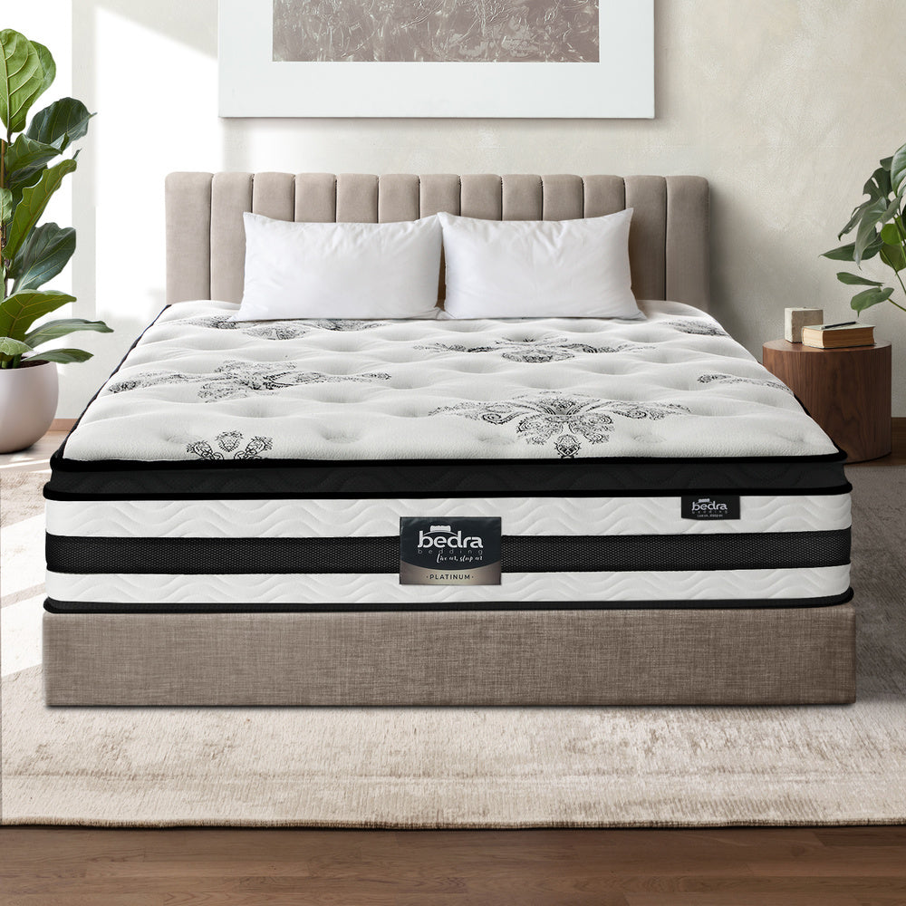H&L Presents Mattress Cool Gel Bed Medium Firm Mattress Pocket Spring 34cm Thickness