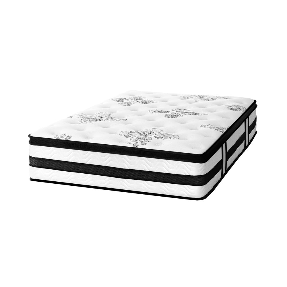H&L Presents Mattress Cool Gel Bed Medium Firm Mattress Pocket Spring 34cm Thickness