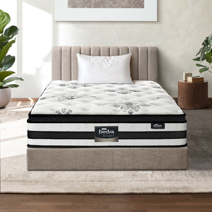 H&L Presents Mattress Cool Gel Bed Medium Firm Mattress Pocket Spring 34cm Thickness