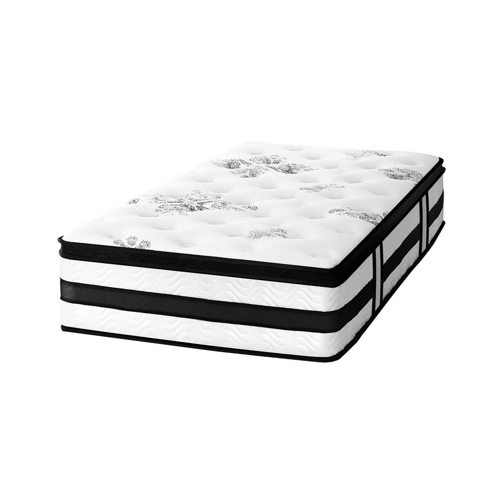 H&L Presents Mattress Cool Gel Bed Medium Firm Mattress Pocket Spring 34cm Thickness