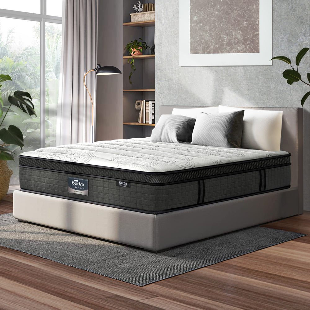 H&L Latex Foam Mattress Bed 9 Zone Pocket Spring 34cm Thickness