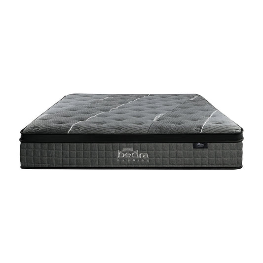 H&L 34cm 7 zone King Mattress Breathable Spring Mattress Euro Top Latex Foam