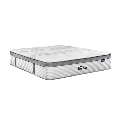 Queen 34cm 7 Zone Mattress Euro Top Bed Mattress Pocket Spring Medium Firm