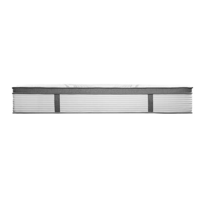 Queen 34cm 7 Zone Mattress Euro Top Bed Mattress Pocket Spring Medium Firm