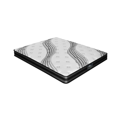 H&L Queen Mattress Breathable Luxury Bed Bonnell Spring Foam Medium 18cm