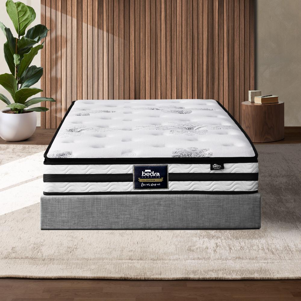 Simple Deals King Single Mattress Breathable Luxury Bed Bonnell Spring Foam Medium 22cm