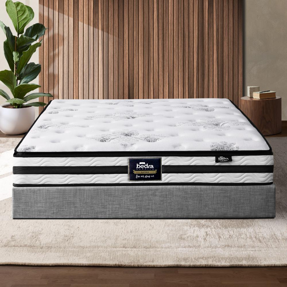 Simple Deals Queen Mattress Breathable Luxury Bed Bonnell Spring Foam Medium Firm 22cm