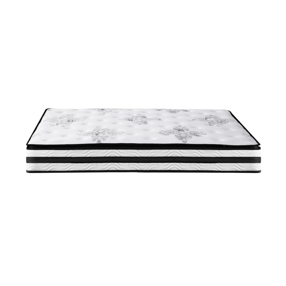 Simple Deals Queen Mattress Breathable Luxury Bed Bonnell Spring Foam Medium Firm 22cm