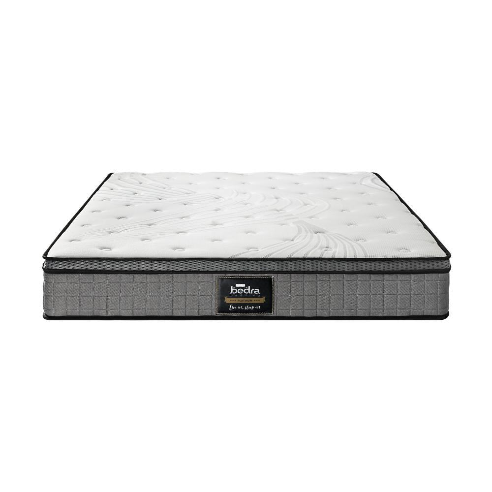 Simple Deals King Single Mattress Bed Spring Mattress 4D Mesh Euro Top Medium Foam 22cm