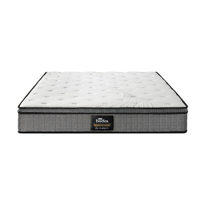 Simple Deals King Single Mattress Bed Spring Mattress 4D Mesh Euro Top Medium Foam 22cm
