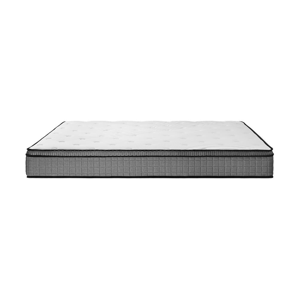 Simple Deals King Single Mattress Bed Spring Mattress 4D Mesh Euro Top Medium Foam 22cm