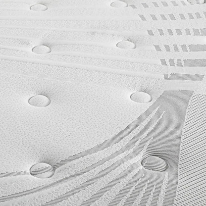Simple Deals King Single Mattress Bed Spring Mattress 4D Mesh Euro Top Medium Foam 22cm