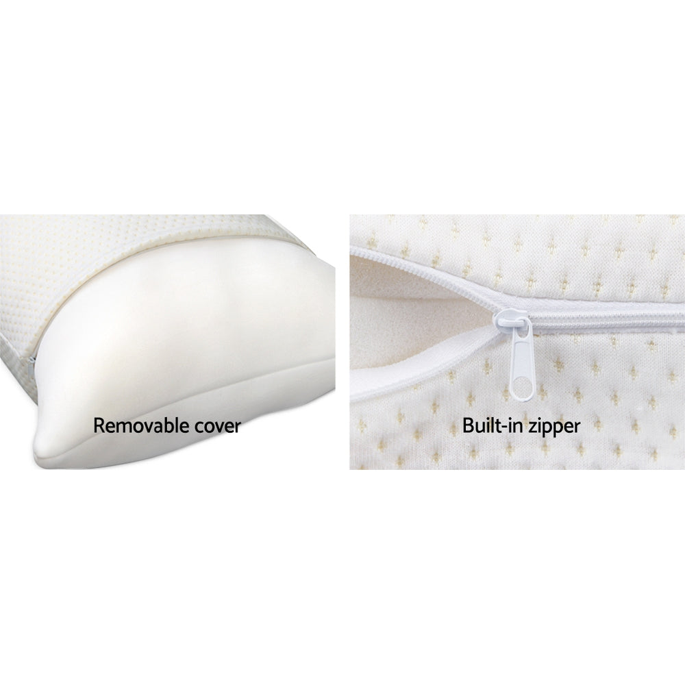 Memory Foam Pillow 19Cm Thick Twin Pack