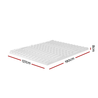 Elegant Memory Foam Mattress Topper - Double