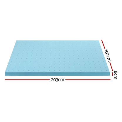 Memory Foam Mattress Topper Ventilated Cool Gel