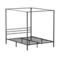 Metal Canopy Bed Frame Double/Queen/Single Size Platform
