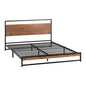 Metal Bed Frame Beds Base Platform Wood