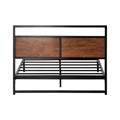 Metal Bed Frame Beds Base Platform Wood