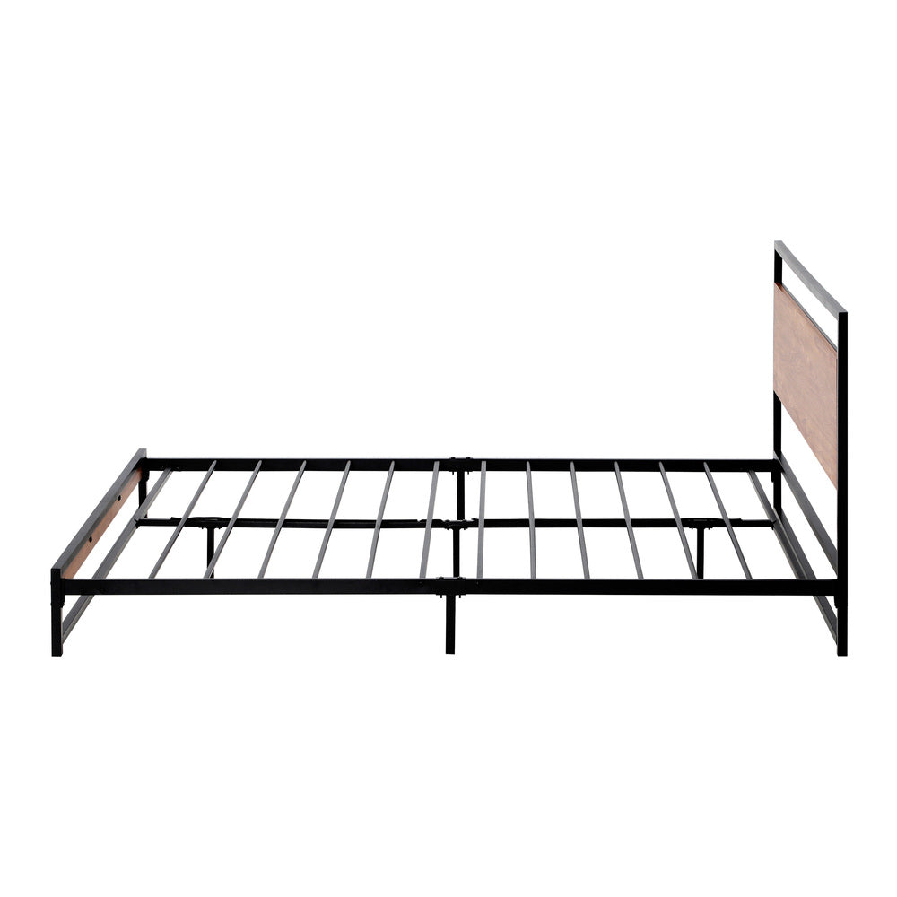 Metal Bed Frame Beds Base Platform Wood