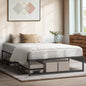 Metal Bed Frame King Size Beds Base Platform Black