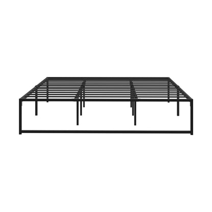 Metal Bed Frame KIng Size Beds Base Platform White
