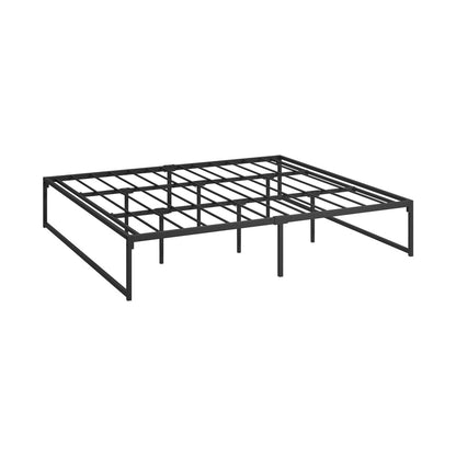 Metal Bed Frame King Size Beds Base Platform Black