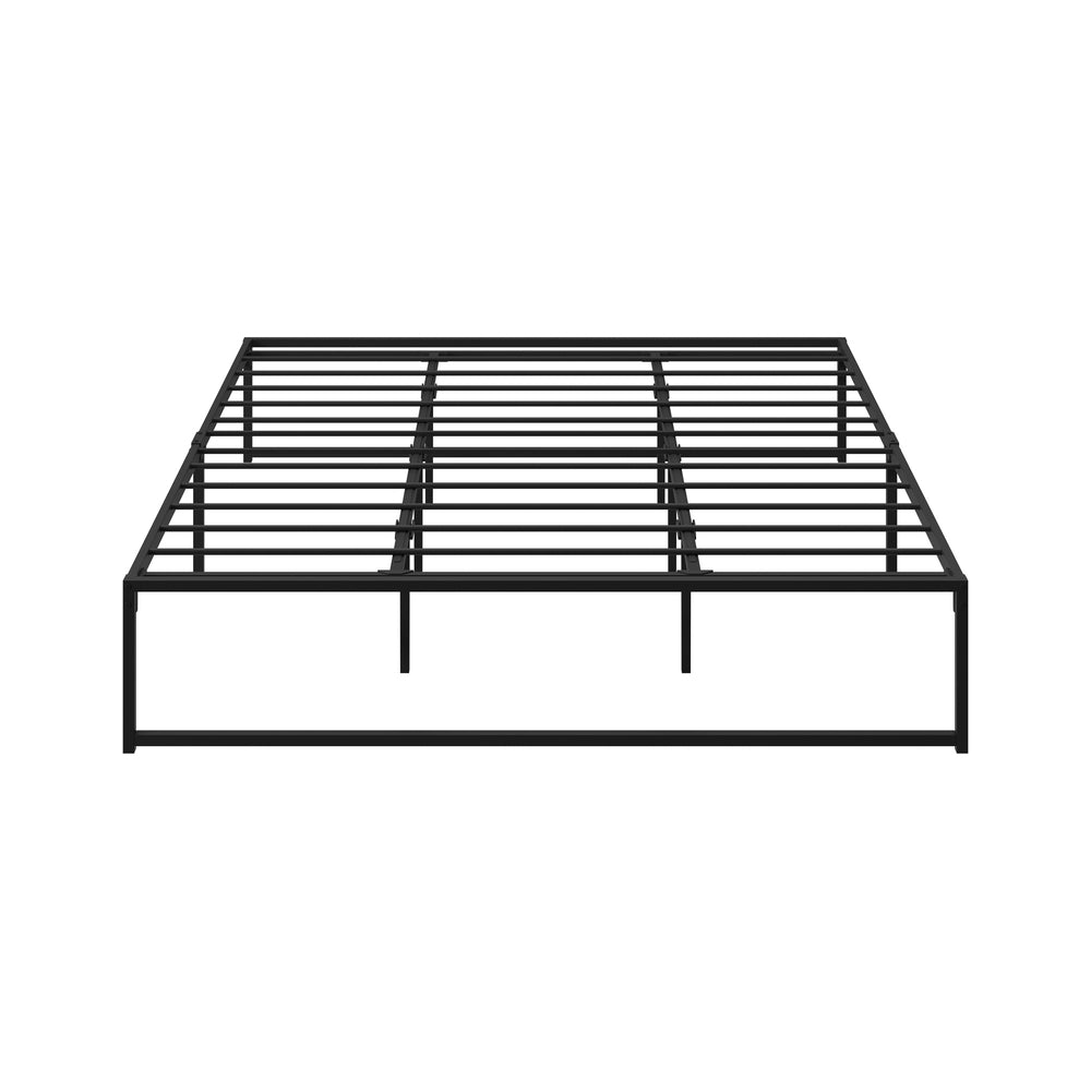 Metal Bed Frame KIng Size Beds Base Platform White