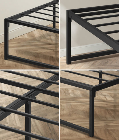 Metal Bed Frame King Size Beds Base Platform Black