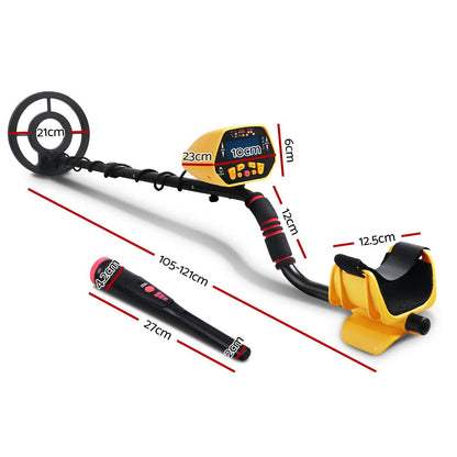 180Mm Deep Waterproof Pinpointer Metal Detector Yellow