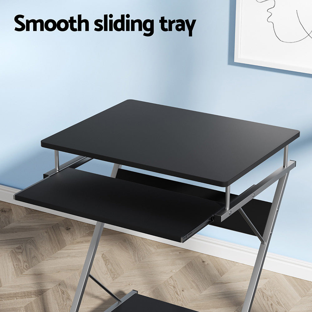 Computer Desk Keyboard Tray Shelf Black 60Cm