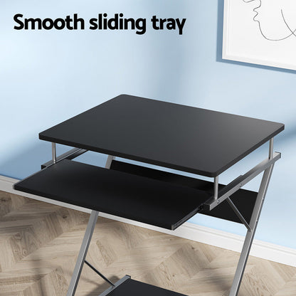 Computer Desk Keyboard Tray Shelf Black 60Cm