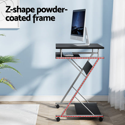 Computer Desk Keyboard Tray Shelf Black 60Cm