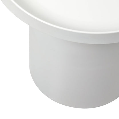 Coffee Table Round End Table Side Table White