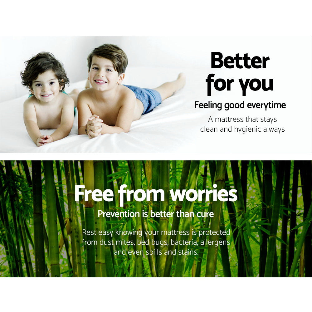 Mattress Protector Bamboo King