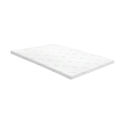H&L Memory Foam Mattress Topper Queen Bed Cool Gel Bamboo Cover Underlay 5CM