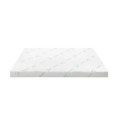 Cool Gel Memory Foam Mattress Topper 7-Zone 8CM Double