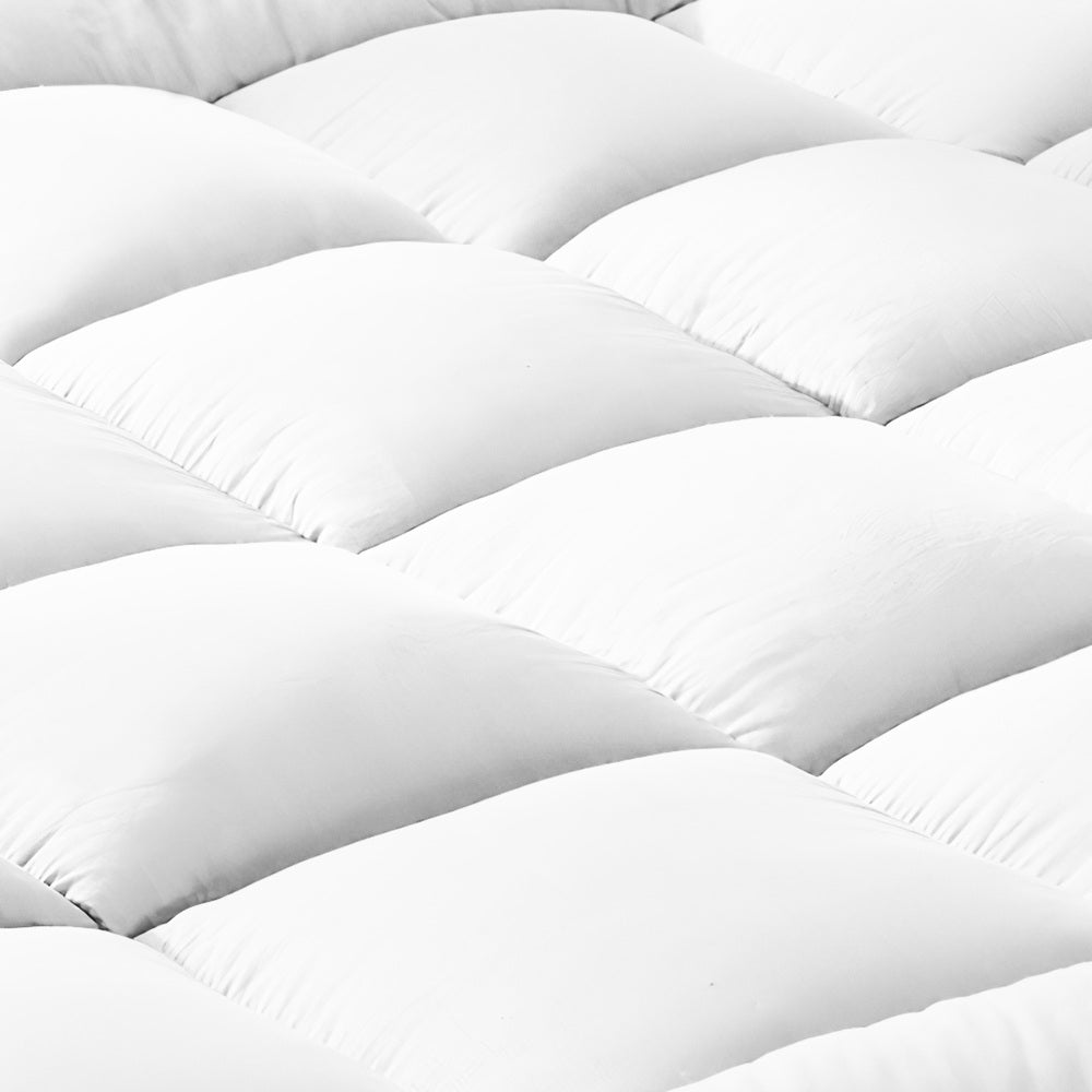 H&L Mattress Topper Microfibre Pillowtop Protector Underlay Pad King