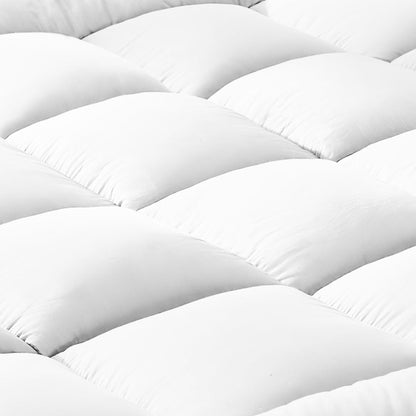 H&L Mattress Topper Microfibre Pillowtop Protector Underlay Pad King