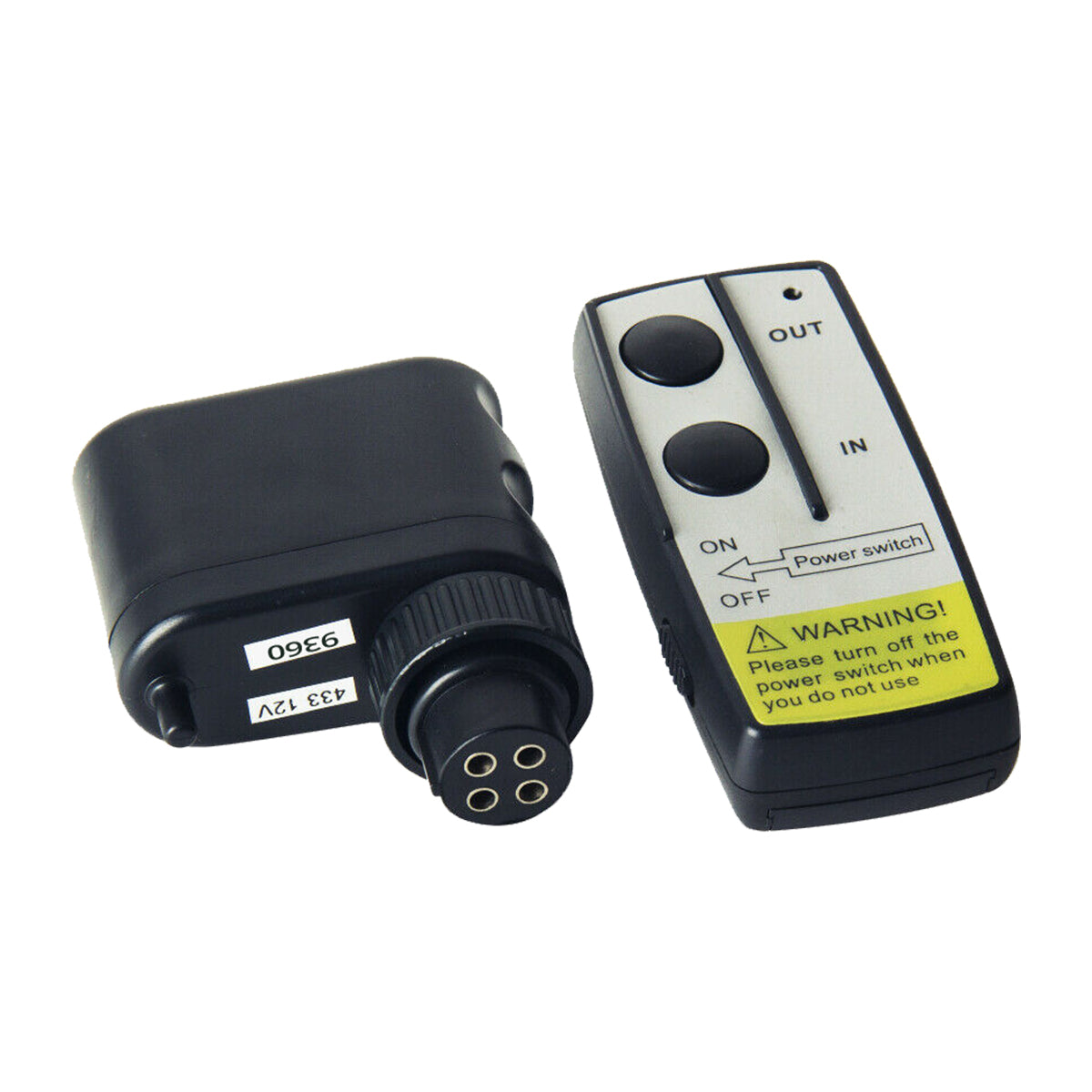 Long range model wireless control system for winch
