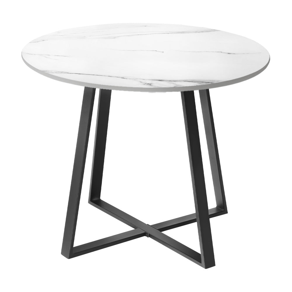 3PCS & 5PC Outdoor Dining Set Round Table and Chairs with Cushions