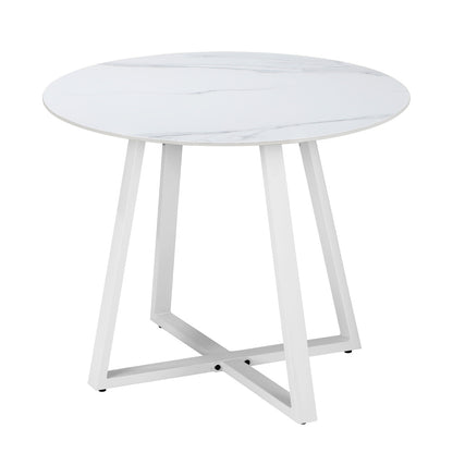 3PCS & 5PCS Outdoor Dining Set with Table & Solid Wood Chairs for Patio Use