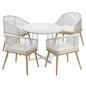 3PCS/5PCS Outdoor Dining Set Table&Chairs Bistro Set