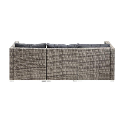  Outdoor Lounge Setting 5pc Wicker Sofa Set Rattan Patio Garden Furniture