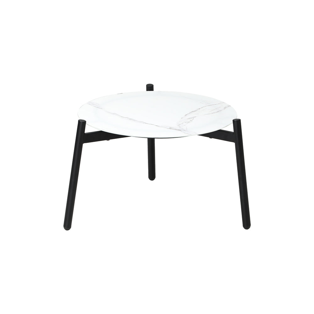 3PCS Outdoor Bistro Set Patio Chair 70cm Grey & WhiteTable Textilene