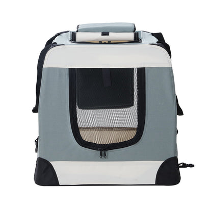 Pet Carrier Soft Crate Dog Cat Travel 90X61Cm Foldable Car 2Xl