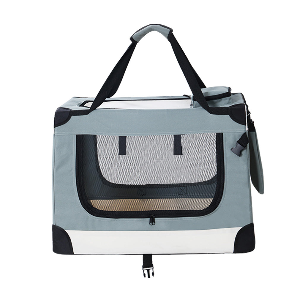 Pet Carrier Soft Crate Dog Cat Travel 70X52Cm Foldable Car Large