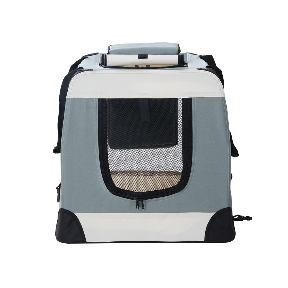 Pet Carrier Soft Crate Dog Cat Travel 70X52Cm Foldable Car Large